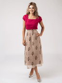 Beau & Ro Top The Nan Top in Fuchsia