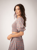 Beau & Ro Top The Ophelia Top | Red Scallop