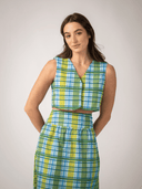 Beau & Ro Top The Trellis Top | Mystic Plaid
