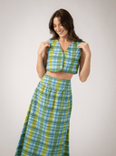 Beau & Ro Top The Trellis Top | Mystic Plaid