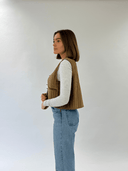 Beau & Ro Vest Velvet Waistcoat