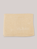 Beau & Ro Wrap Cotton Cashmere Wrap in Beige