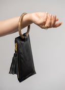 Beau & Ro Wristlet Black / One Size The Bamboo Ring Wristlet | Black