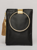 Beau & Ro Wristlet Black / One Size The Metal Ring Wristlet | Black
