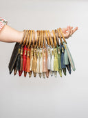 Beau & Ro Wristlet Champagne / One Size The Bamboo Ring Wristlet | Champagne