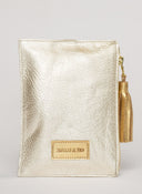 Beau & Ro Wristlet Champagne / One Size The Metal Ring Wristlet | Champagne