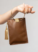 Beau & Ro Wristlet Chocolate / One Size The Metal Ring Wristlet | Chocolate