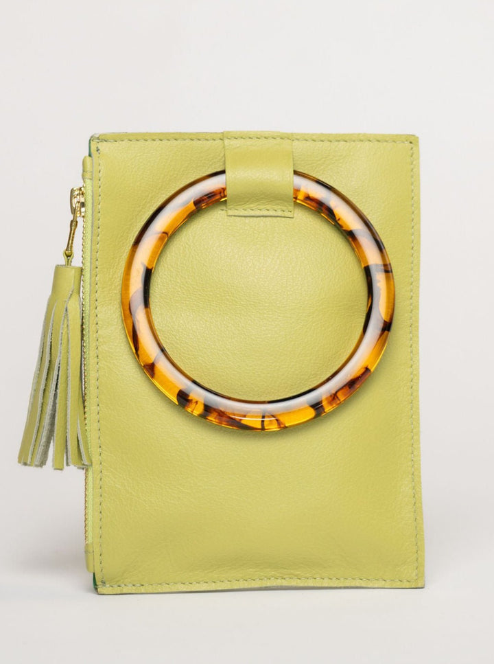 Beau & Ro Wristlet Citrus / One Size The Acrylic Ring Wristlet | Citrus