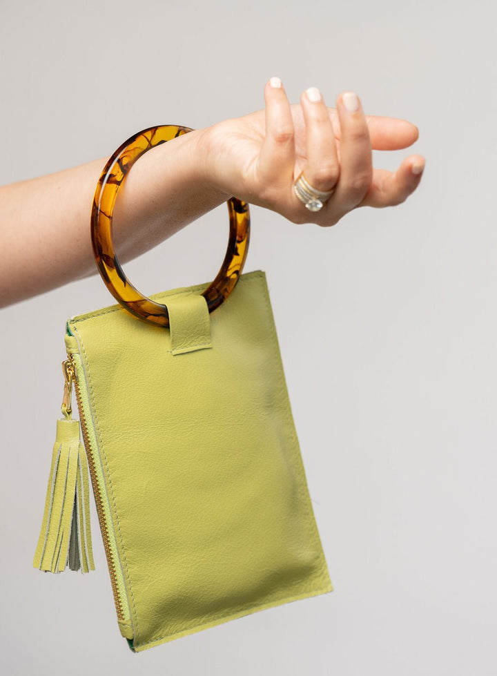 Beau & Ro Wristlet Citrus / One Size The Acrylic Ring Wristlet | Citrus