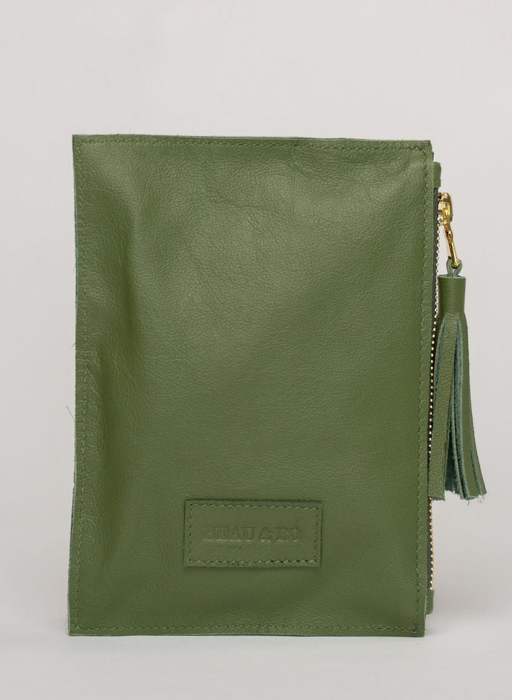 Beau & Ro Wristlet Hunter Green / One Size The Acrylic Ring Wristlet | Hunter Green