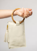 Beau & Ro Wristlet Ivory / One Size The Bamboo Ring Wristlet | Ivory
