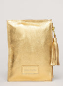 Beau & Ro Wristlet Metallic Gold / One Size The Acrylic Ring Wristlet | Gold