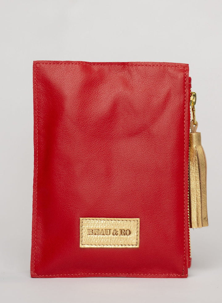 Beau & Ro Wristlet Red / One Size The Metal Ring Wristlet | Red