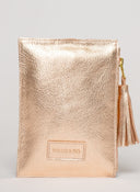 Beau & Ro Wristlet Rose Gold Metallic / One Size The Bamboo Ring Wristlet | Rose Gold