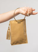 Beau & Ro Wristlet Saddle / One Size The Metal Ring Wristlet | Saddle