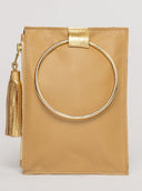 Beau & Ro Wristlet Saddle / One Size The Metal Ring Wristlet | Saddle
