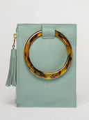 Beau & Ro Wristlet Seafoam / One Size The Acrylic Ring Wristlet | Seafoam