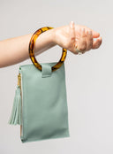 Beau & Ro Wristlet Seafoam / One Size The Acrylic Ring Wristlet | Seafoam