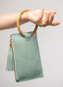 Beau & Ro Wristlet Seafoam / One Size The Bamboo Ring Wristlet | Seafoam
