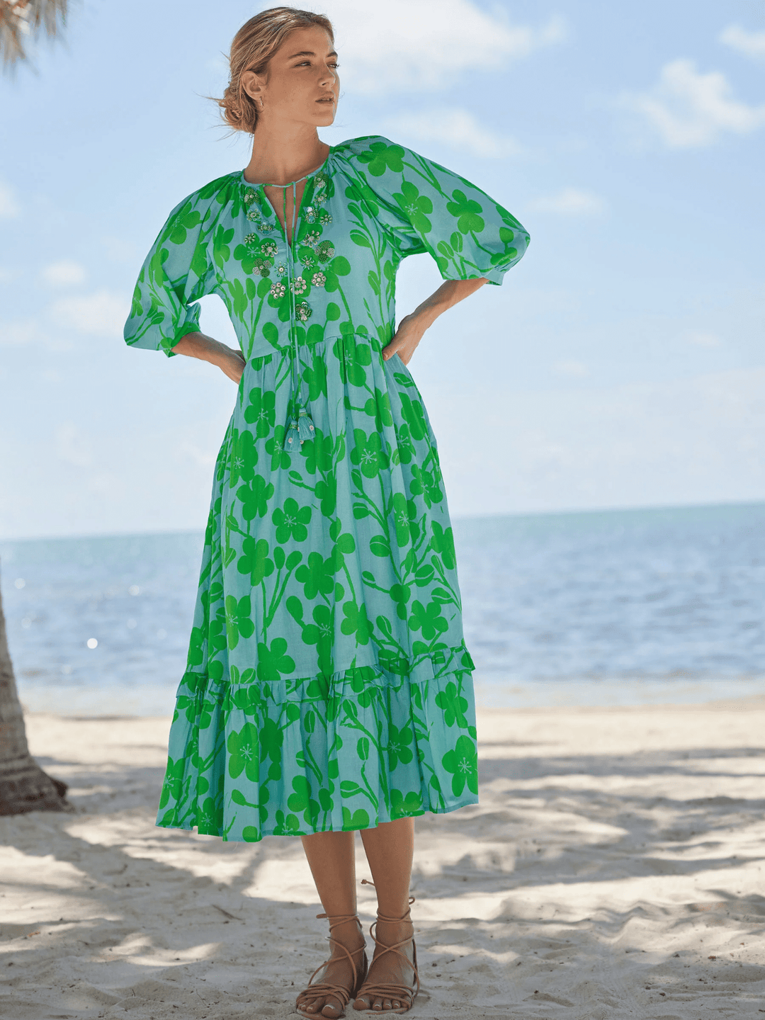 Bella Tu Dress Elsa Dress in Petal Blue
