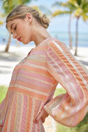 Bella Tu Dress Petra Caftan in Rose