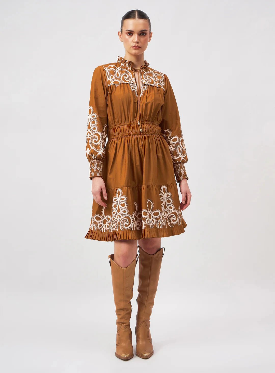 Beyond by Vera Dress Alice Dress in Medina Sand