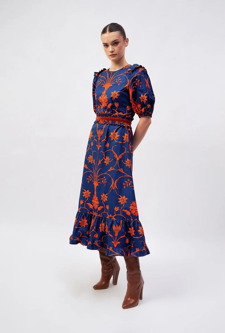 Beyond by Vera Dress Antonia Dress in Meknes Terra