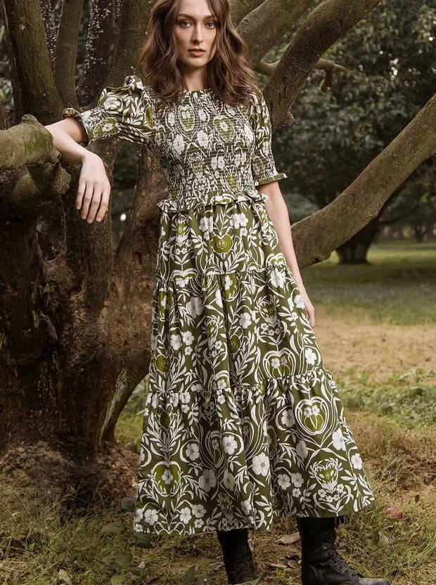 Beyond by Vera Dress Beyond by Vera | Klara Dress in Olive Orchard