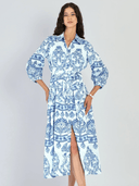 Beyond by Vera Dress Brie Dress in Fontana Aqua