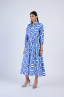 Beyond by Vera Dress Brie Dress in Palermo Sapphire