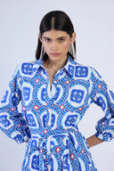 Beyond by Vera Dress Brie Dress in Palermo Sapphire