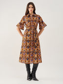Beyond by Vera Dress Brooke Dress in Holly Walnut