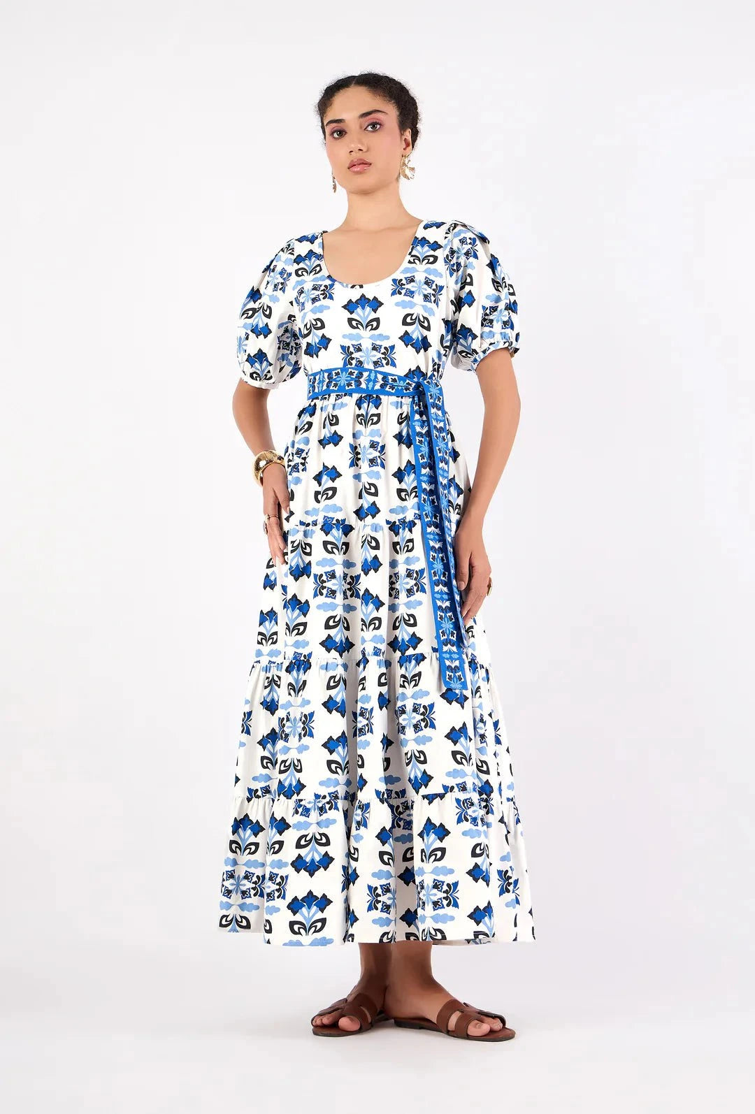 Beyond by Vera Dress Daisy Dress in Papillon Cobalt