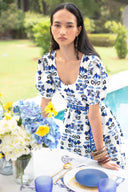 Beyond by Vera Dress Daisy Dress in Papillon Cobalt