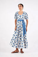 Beyond by Vera Dress Daisy Dress in Papillon Cobalt