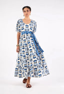 Beyond by Vera Dress Daisy Dress in Papillon Cobalt