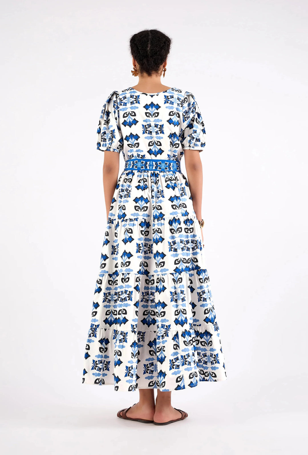 Beyond by Vera Dress Daisy Dress in Papillon Cobalt