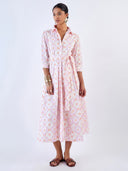 Beyond by Vera Dress Emily Dress in Coral Treasures
