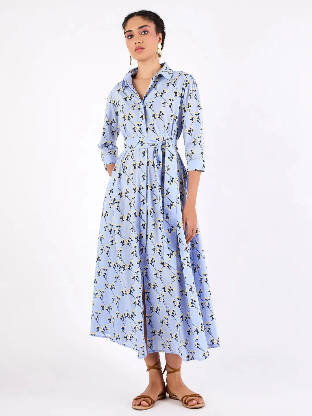 Beyond by Vera Dress Emily Dress in Gordes Bluebell