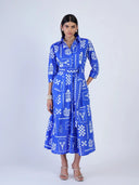 Beyond by Vera Dress Emily Dress in Sverige Indigo