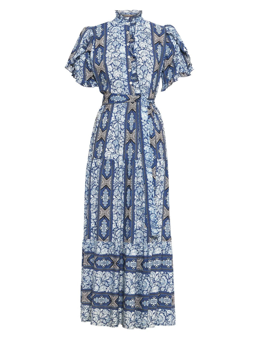 Beyond by Vera Dress Everly Dress in Arabesque Blue