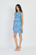Beyond by Vera Dress Frankie Dress in Aqua Cabaret