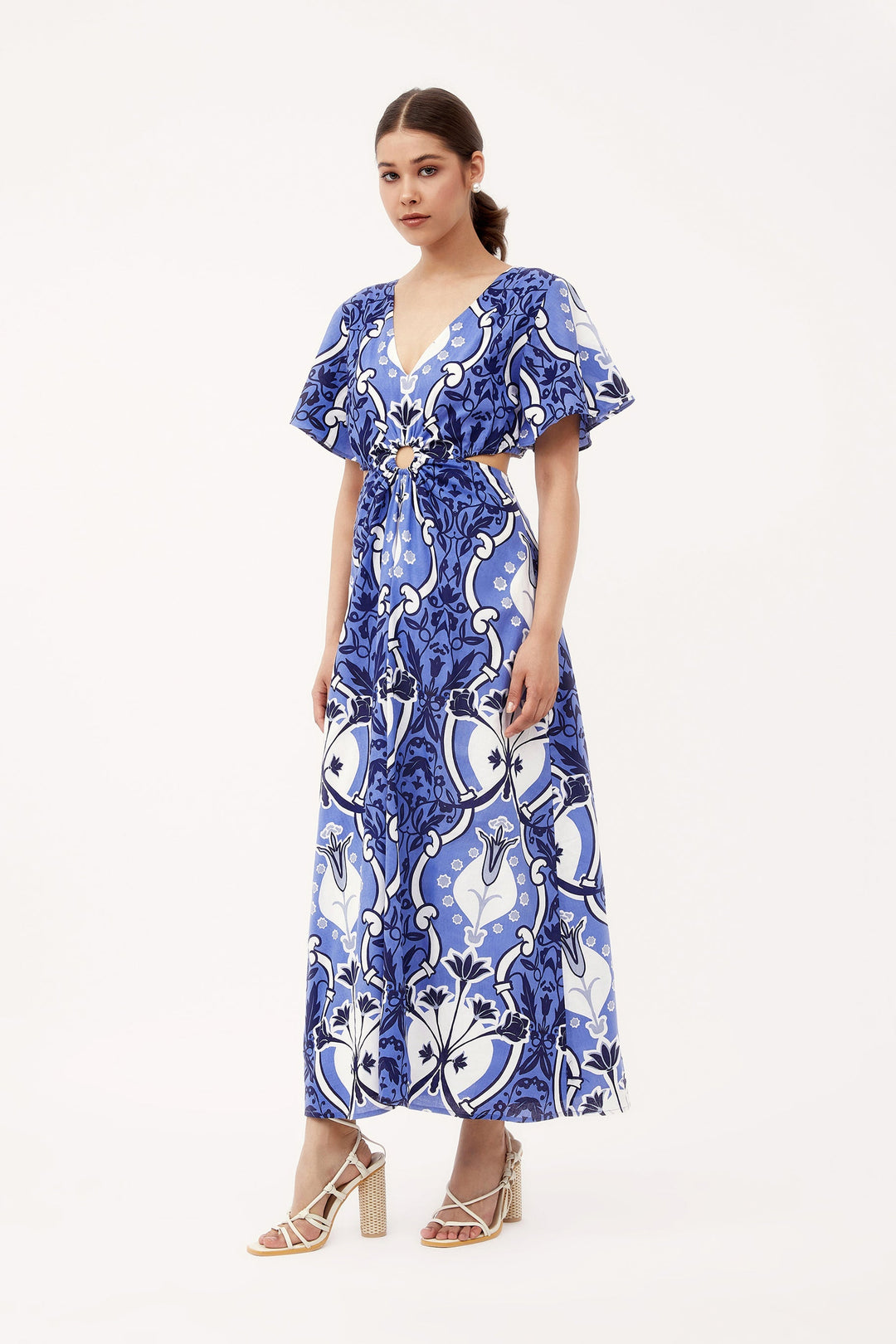 Beyond by Vera Dress Giselle Dress in Como Blue