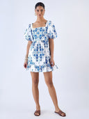 Beyond by Vera Dress Kiera Dress in Nautilus Aqua