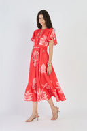 Beyond by Vera Dress Leni Dress in Palm Springs Rouge