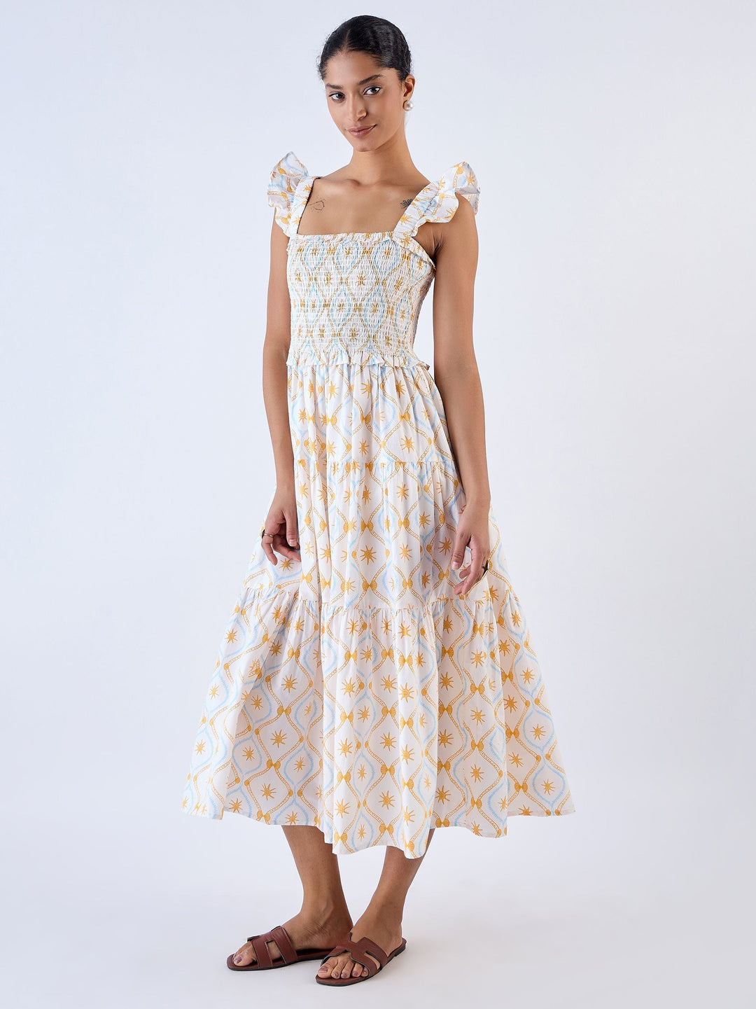 Beyond by Vera Dress Mia Dress in Aqua Treasures