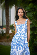 Beyond by Vera Dress Pearl Dress in Fontana Aqua