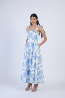 Beyond by Vera Dress Pearl Dress in Monaco Celeste