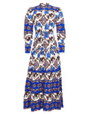 Beyond by Vera Dress Sissi Dress in Atlas Cobalt