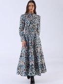 Beyond by Vera Dress Sissi Dress in Last Blooms Blue